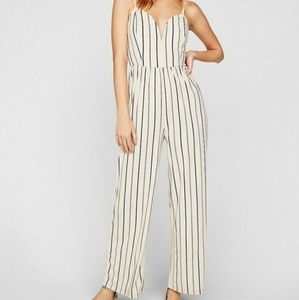 Express striped Jumpsuit NWT